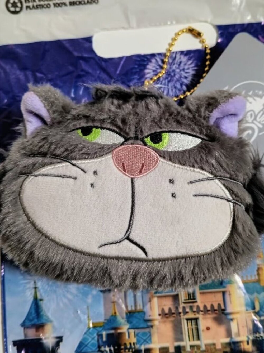 Disney Parks Cinderella Lucifer Jaq Gus Gus Reusable Tote Bag Handbag Charm